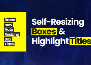 VideoHive Self-Resizing Box & Highlight Titles 58800164
