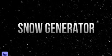 VideoHive Snow Generator | Realistic Falling Snow Effect 61071521