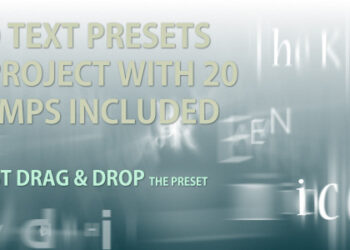 VideoHive Text Presets - 20 text animation presets 2034652