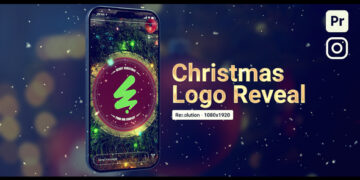 VideoHive Vertical Christmas Logo 61099613