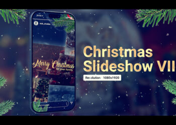 VideoHive Vertical Christmas Slideshow 61062087
