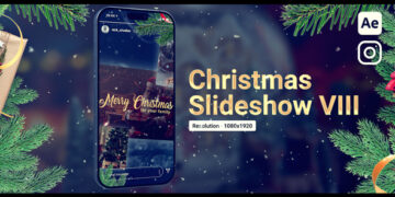 VideoHive Vertical Christmas Slideshow 61062087