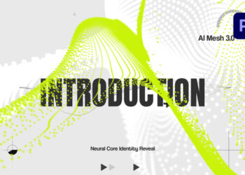 VideoHive Digital Mesh Logo Reveal 61256500