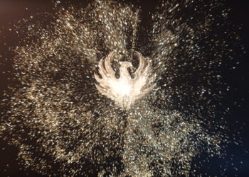 VideoHive Gold Flow Luxury Elegant Shine Particles Logo 61242631