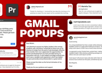 VideoHive Mail UI Pack 38407357