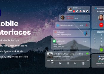 VideoHive Mobile Interface Pack 37992644