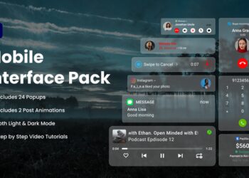 VideoHive Mobile Interface Pack 41842675