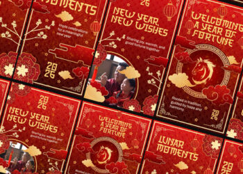 VideoHive Chinese New Year Social Media after effect 61484701