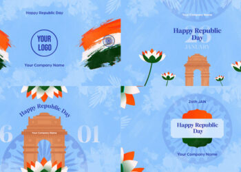 VideoHive Indian National Holiday Wishes Pack 61486106