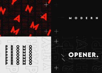 VideoHive Rhythmic Typo Intro 61436213