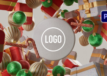 VideoHive Festive Spark Logo 61084892