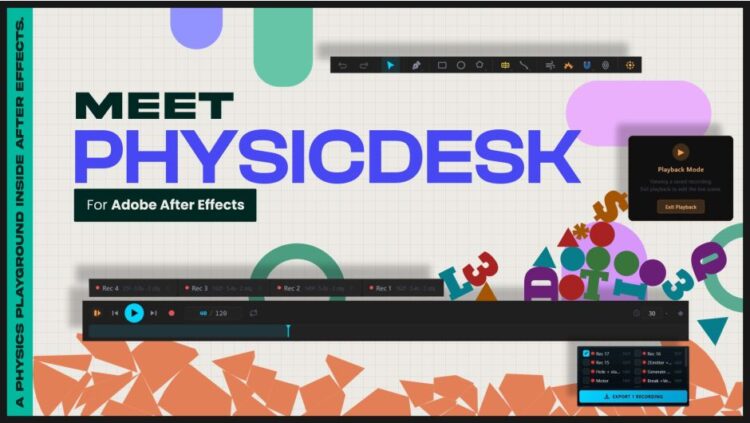 Aescripts PhysicDesk v1.6.23 (WIN+MAC)