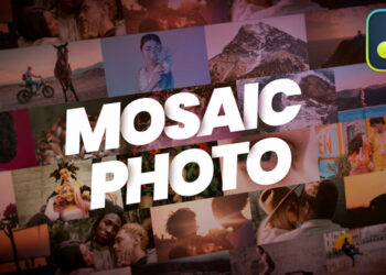 VideoHive Mosaic Photo Reveal 63298365