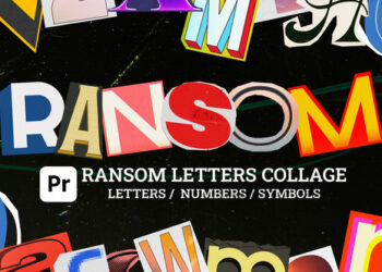 VideoHive Ransom Letters Collage For Premiere Pro 63312957