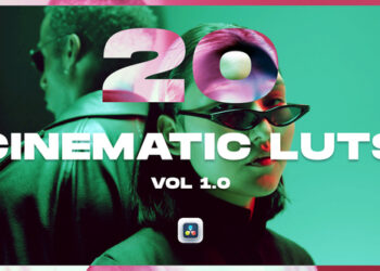 VideoHive 20 Cinematic LUTs Vol 1.0 for DaVinci Resolve – Professional Color Grading Pack 62736505