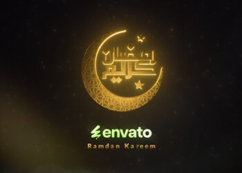 VideoHive 3D Gold Ramadan Opener 61839485