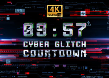 VideoHive Cyber Glitch Countdown and Title 61927863