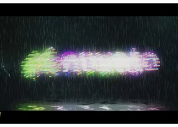 VideoHive Cyber Glitch Rain Reveal 61986519