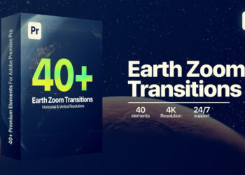 VideoHive Earth Zoom Transitions 62596084