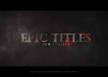 VideoHive Fire Smoke Trailer Title 62375452