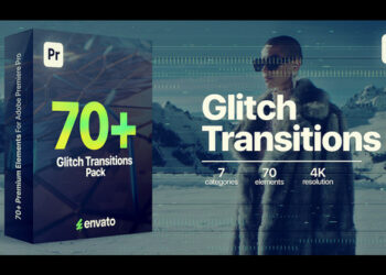 VideoHive Glitch Transitions 62373020