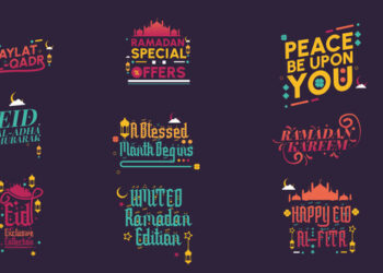 VideoHive Islamic Titles & Greetings Pack After Effect 61853391