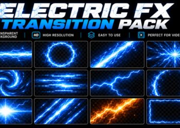 VideoHive Lightning Dust & Smoke Overlays – Cinematic FX Premiere Pro 62070084