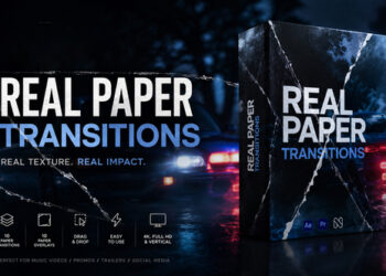VideoHive Paper Transition and Overlays Bundle For DaVinci Resolve 62503198