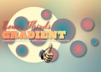 VideoHive Social Gradient Lower Thirds 59096740
