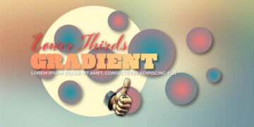 VideoHive Social Gradient Lower Thirds 59832011