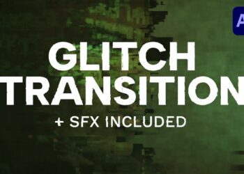 VideoHive Glitch Transitions 61659034