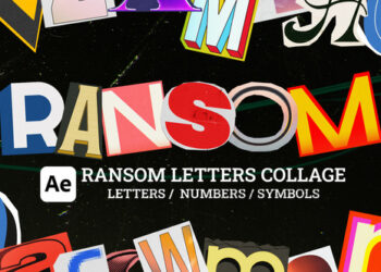 VideoHive Ransom Letters Collage For After Effects 63338652
