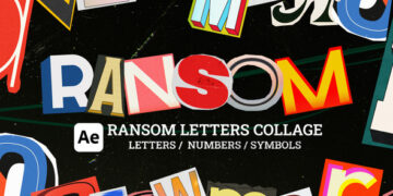 VideoHive Ransom Letters Collage For After Effects 63338652