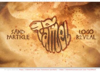 VideoHive Sand Particles Logo 61678743