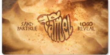 VideoHive Sand Particles Logo 61678743