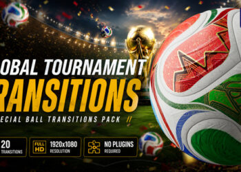 VideoHive Soccer Championship Transitions Pack – Football Sports Broadcast Pack 63314819