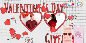 VideoHive Sweet Valentine Wishes Intro 61556879