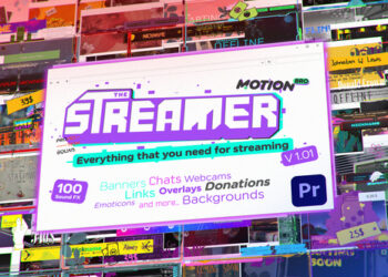 VideoHive The Streamer (Premiere Pro) | Everything for Web • Twitch • Youtube • Live 29649401